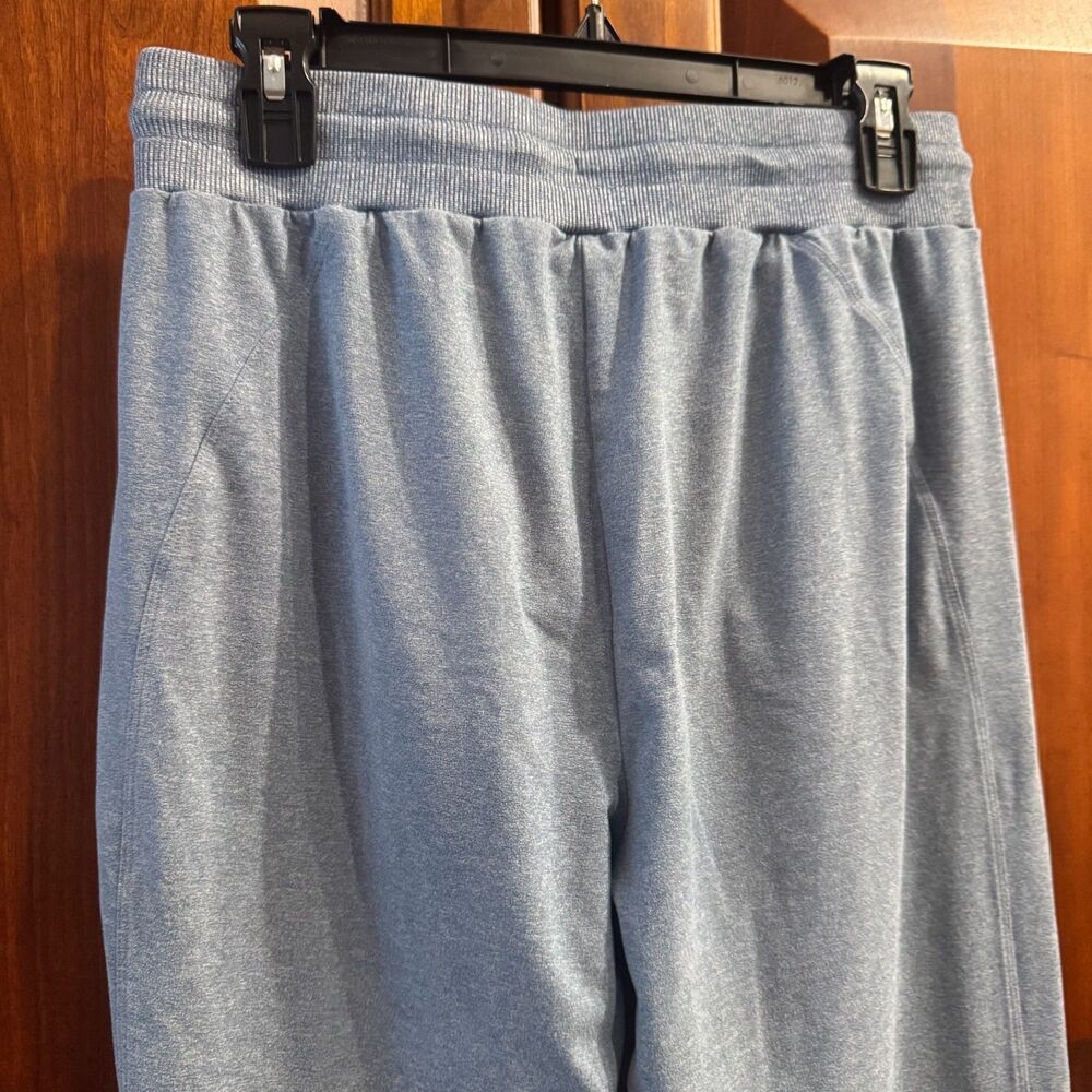 Fabletics Cloud Jersey Jogger Pants Women's Blue Heather Drawstring Stretch M - Picture 13 of 15